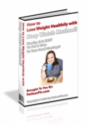 Product picture Lose Weight With Stop Watch Method